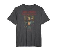 David Bowie - and The Spiders from Mars T-Shirt, Men's Big and Tall, Dark Heather Grey, 5X Tall