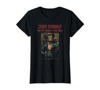 David Bowie - and The Spiders from Mars T-Shirt, Women, Black, X-Small