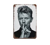 David Bowie Art Poster Album Cover Music Poster (3) Retro Poster Metal Tin Sign Chic Art Retro Iron Painting Bar People Cave Cafe Family Garage Poster Wall Decoration 8x12inch(20x30cm)
