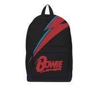 David Bowie Backpack Lightning Flash Logo new Official Rocksax Black One Size