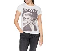 David Bowie Band Monkey Ladies T-Shirt Smoking (Retail Pack) Multicoloured