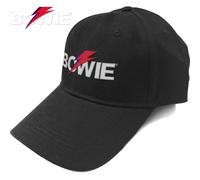 Bowie David - Cappello (Unisex-U) Aladdin Sane Bolt Logo (Nero)