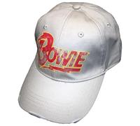 David Bowie Baseball Cap Flash Logo Official Sand One Size