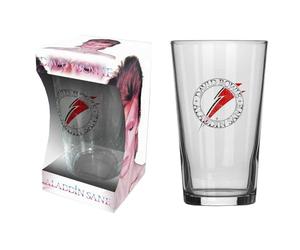 David Bowie Beer Glass Aladdin Sane Boxed One Size