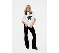 David Bowie Black Star T-Shirt in White | Size: 2XL David Bowie White 2XL