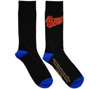 David Bowie Blue Contrast Logo Ankle Socks