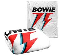 David Bowie Bowie 75 Logo Silky Touch Super Soft Throw Blanket 152 X 127 Cm