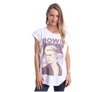 David Bowie - Bowie White - Girly - white - L - 100% Cotton,Jersey L