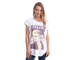 David Bowie - Bowie White - Girly - white - S - 100% Cotton,Jersey S