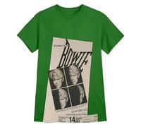 David Bowie BOWTS31MGR04 T-Shirt, Irish, X-Large