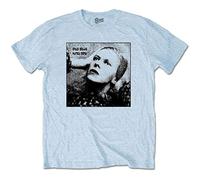 David Bowie BOWTS32MBL04 T-Shirt, Light Blue, X-Large