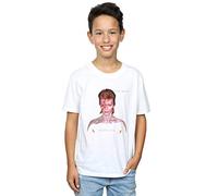 David Bowie Boys Aladdin Sane Version T-Shirt White 9-11 Years