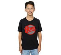 David Bowie Boys Diamond Dogs T-Shirt Black 5-6 Years