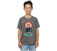 David Bowie Boys Kneeling Halo T-Shirt Charcoal 3-4 Years