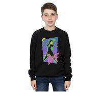 David Bowie Boy's Moonlight Dance Sweatshirt in Black | Size: 12-13 Years David Bowie Black 12-13 Years