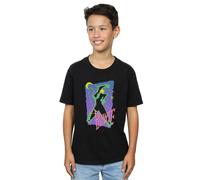 David Bowie Boy's Moonlight Dance T-Shirt in Black | Size: 7-8 Years David Bowie Black 7-8 Years