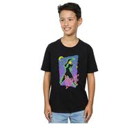 David Bowie Boy's Moonlight Dance T-Shirt in Black | Size: 9 Years David Bowie Black 9 Years
