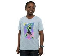 David Bowie Boy's Moonlight Dance T-Shirt in Grey | Size: 7-8 Years David Bowie Grey 7-8 Years