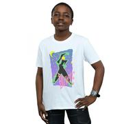 David Bowie Boy's Moonlight Dance T-Shirt in White | Size: 7-8 Years David Bowie White 7-8 Years