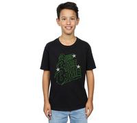 David Bowie Boy's Multiple Neon Logo T-Shirt in Black | Size: 7-8 Years David Bowie Black 7-8 Years