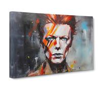David Bowie Canvas Print | Gallery Wrapped 30mm Frame Wall Art | 30x20 inches | Ready to Hang | Modern Picture | Living Room Bedroom Lounge Office