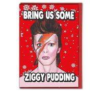 David Bowie Christmas card Bring Us Some Ziggy Pudding XM309