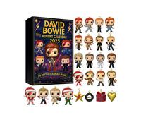 (David Bowie classic character blind box, 26*18*3cm) NASA American Space Agency series luxury car advent holiday blind box Christmas tree decoration acrylic pendant