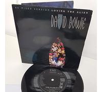 DAVID BOWIE - DAVID BOWIE, loving the alien re-mixed version , B side don't look down re-mixed version , EA 195, 7" single
