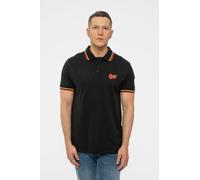 David Bowie Flash Logo Polo Shirt in Black | Size: XL David Bowie Black XL