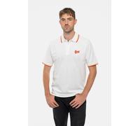 David Bowie Flash Logo Polo Shirt in White | Size: 2XL David Bowie White 2XL