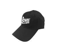 David Bowie Flash Logo Snapback Baseball Cap in Black David Bowie Black One Size
