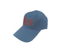 David Bowie Flash Logo Snapback Baseball Cap in Blue David Bowie Blue One Size