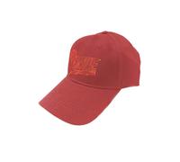 David Bowie Flash Logo Snapback Baseball Cap in Red David Bowie Red One Size