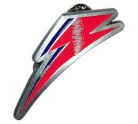 David Bowie Flash Pin Badge One Size