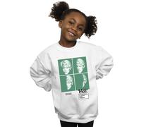 David Bowie Girl's 1983 Concert Poster Sweatshirt in White | Size: 5-6 Years David Bowie White 5-6 Years