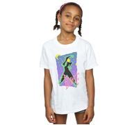 David Bowie Girl's Moonlight Dance Cotton T-Shirt in White | Size: 12-13 Years David Bowie White 12-13 Years