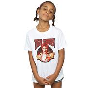 David Bowie Girls Ziggy Stardust T-Shirt White 5-6 Years
