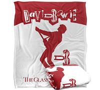 David Bowie Glass Spider Tour Ticket Silky Touch Super Soft Throw Blanket 152 X 127 cm, White