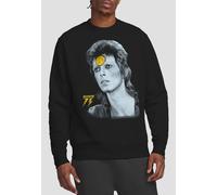 David Bowie Golden Bowie Crew Sweatshirt, Black | Size: XL David Bowie Black XL