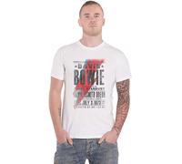 David Bowie Hammersmith Odeon Flyer T Shirt - White - XL