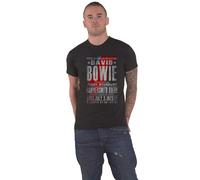 David Bowie Hammersmith Odeon T Shirt - Black - XL