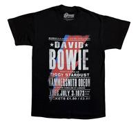 David Bowie Hammersmith Odeon T-Shirt in Black | Size: 2XL David Bowie Black 2XL