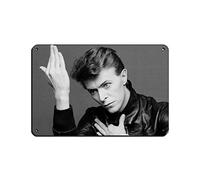 David Bowie Heroes Album Cover Music Poster (1) Tin Sign Vintage Metal Pub Club Cafe Bar Home Wall Art Decoration Poster Retro 8x12inch(20x30cm)