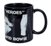 David Bowie Heroes Ceramic Mug Black (One Size)