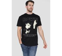 David Bowie Heroes Cover Unisex T-Shirt, Black | Size: 4XL David Bowie Black 4XL