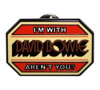 David Bowie Im With Pin Badge One Size