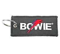 David Bowie Keyring Flash Patch Keychain