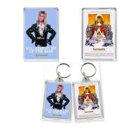 David Bowie Labyrinth Classic Movie Fan Set X2 Magnets and Keyring