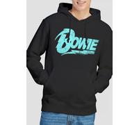 David Bowie Logo Hoddie, Black | Size: Small David Bowie Black S