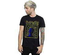 David Bowie Men's 90s Frame T-Shirt Black Medium
